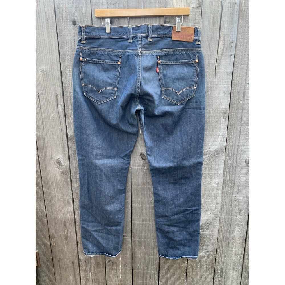 Levis Red Mens‎ Straight Leg Blue Denim Jeans W36 L32 Medium Wash Philippines - Picture 2 of 8
